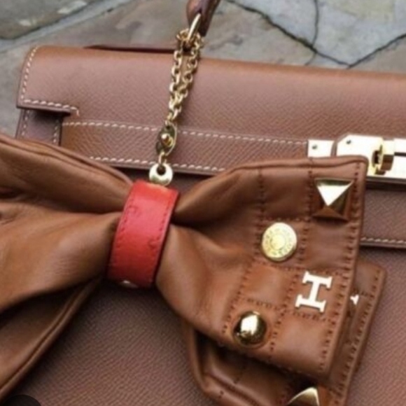 Authentic HERMES Nomade Glove Holder Leather Beige/Gold & Box - Picture 12 of 12